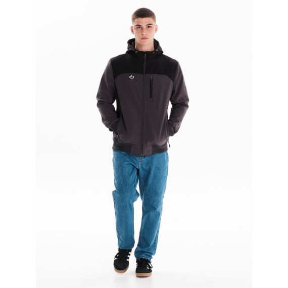Emerson Ανδρικό Μπουφάν Bonded 242.EM11.10 Dark Grey Black - Μπουφάν στο Bodyman