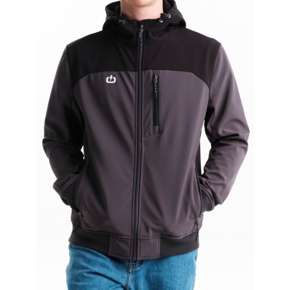 Emerson Ανδρικό Μπουφάν Bonded 242.EM11.10 Dark Grey Black - Μπουφάν στο Bodyman