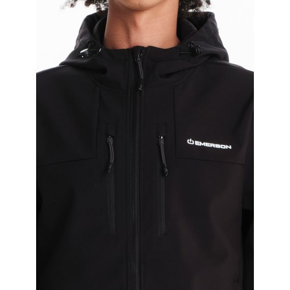 Emerson Ανδρικό Μπουφάν Bonded 242.EM11.06 Black - Μπουφάν στο Bodyman