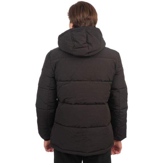 Rebase Ανδρικό Μπουφάν Puffer 242RJK-2004 Black - Μπουφάν στο Bodyman