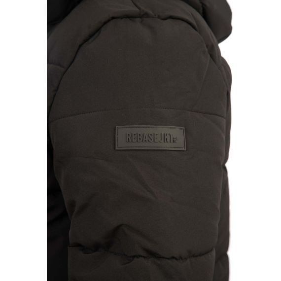 Rebase Ανδρικό Μπουφάν Puffer 242RJK-2004 Black - Μπουφάν στο Bodyman