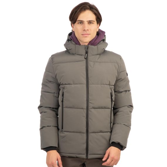 Rebase Ανδρικό Μπουφάν Puffer 242RJK-2004 Cement - Μπουφάν στο Bodyman