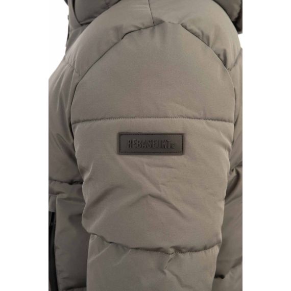 Rebase Ανδρικό Μπουφάν Puffer 242RJK-2004 Cement - Μπουφάν στο Bodyman