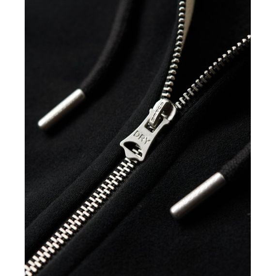 Superdry Ανδρική Ζακέτα Φούτερ M2013116A-02A Essential Logo Black - Ζακέτες στο Bodyman