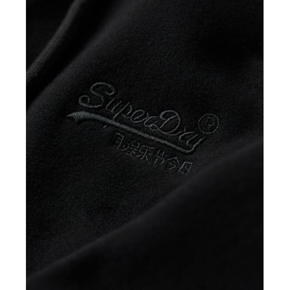 Superdry Ανδρική Ζακέτα Φούτερ M2013116A-02A Essential Logo Black - Ζακέτες στο Bodyman