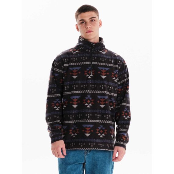 Emerson Ανδρικό Μακρυμάνικο Fleece 242.EM28.203 PR412 Ebony - Φούτερ χωρίς κουκούλα  στο Bodyman