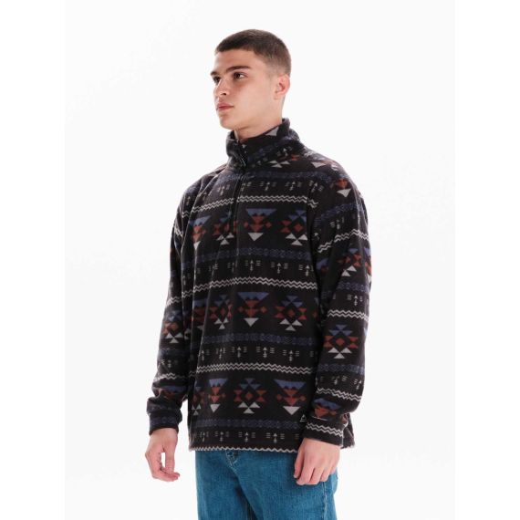 Emerson Ανδρικό Μακρυμάνικο Fleece 242.EM28.203 PR412 Ebony - Φούτερ χωρίς κουκούλα  στο Bodyman
