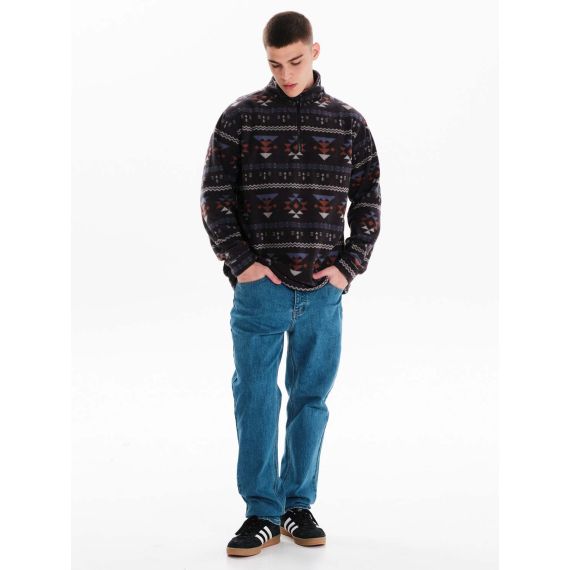 Emerson Ανδρικό Μακρυμάνικο Fleece 242.EM28.203 PR412 Ebony - Φούτερ χωρίς κουκούλα  στο Bodyman