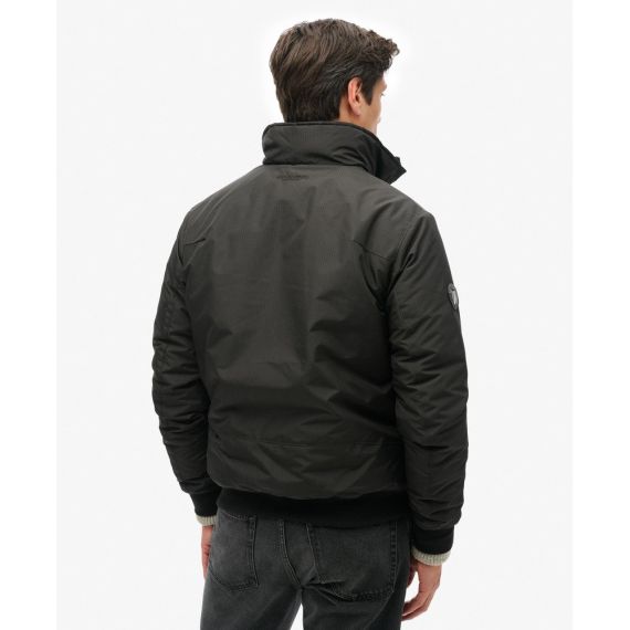 Superdry Ανδρικό Μπουφάν M5011900A-02A City Harrington Black - Μπουφάν στο Bodyman