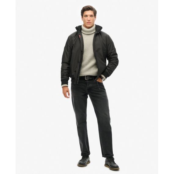 Superdry Ανδρικό Μπουφάν M5011900A-02A City Harrington Black - Μπουφάν στο Bodyman