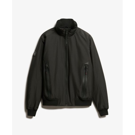 Superdry Ανδρικό Μπουφάν M5011900A-02A City Harrington Black - Μπουφάν στο Bodyman