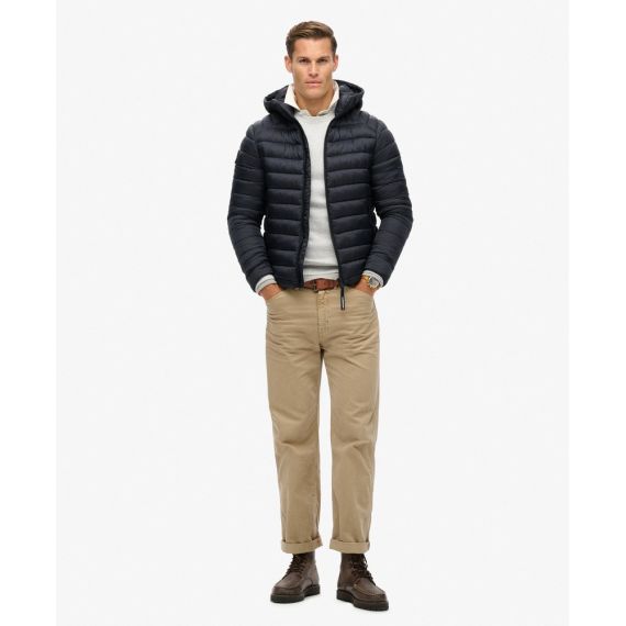 Superdry Ανδρικό Μπουφάν Puffer Fuji M5011906A-98T Navy - Μπουφάν στο Bodyman