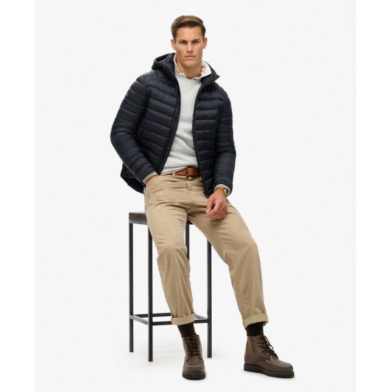 Superdry Ανδρικό Μπουφάν Puffer Fuji M5011906A-98T Navy - Μπουφάν στο Bodyman