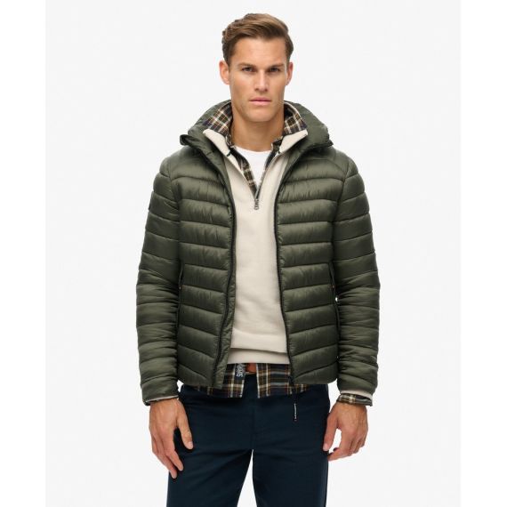 Superdry Ανδρικό Μπουφάν Puffer Fuji M5011906A-ZG3 Army Khaki - Μπουφάν στο Bodyman