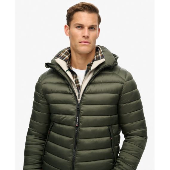 Superdry Ανδρικό Μπουφάν Puffer Fuji M5011906A-ZG3 Army Khaki - Μπουφάν στο Bodyman
