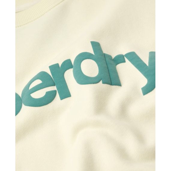 Superdry Ανδρικό Φούτερ Crewneck M2013714A-C1T Classic Core Cream - Φούτερ χωρίς κουκούλα  στο Bodyman