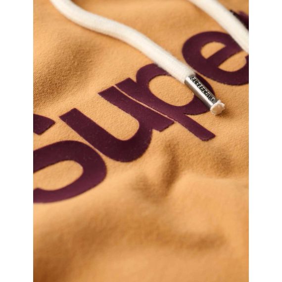 Superdry Ανδρικό Φούτερ M2013707A-1WN Classic Core Logo Light Brown - Φούτερ Κουκούλα  στο Bodyman
