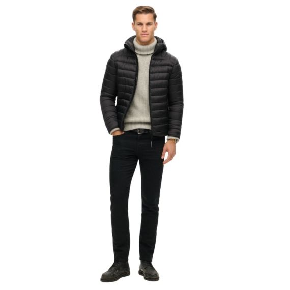 Superdry Ανδρικό Μπουφάν Puffer Fuji M5011906A-02A Black - Μπουφάν στο Bodyman