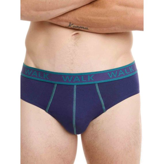 Walk Ανδρικά Slip 2Pack W1757-5574 Μωβ Σμαραγδί - Slip στο Bodyman