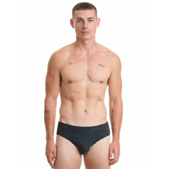 Walk Ανδρικά Slip 2Pack W1769-1-0914 Anthracite Grey - Slip στο Bodyman