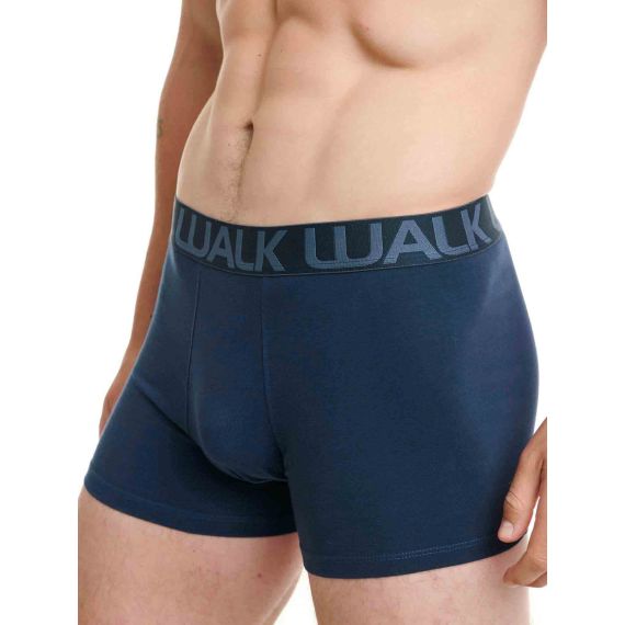 Walk Ανδρικά Boxer 3Pack W1753-4-020310 Black Blue D.Grey - Boxer στο Bodyman