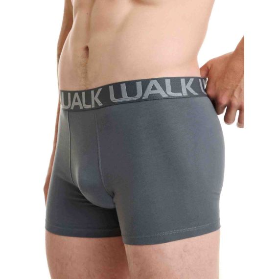 Walk Ανδρικά Boxer 3Pack W1753-4-020310 Black Blue D.Grey - Boxer στο Bodyman