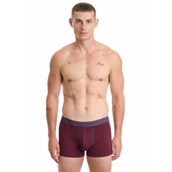 Walk Ανδρικά Boxer 2Pack W1756-0327 D.Blue Grena - Boxer στο Bodyman