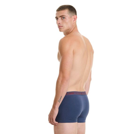 Walk Ανδρικά Boxer 2Pack W1756-0327 D.Blue Grena - Boxer στο Bodyman
