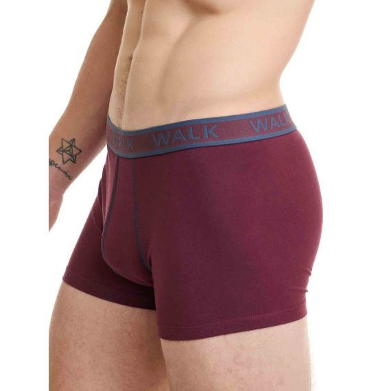 Walk Ανδρικά Boxer 2Pack W1756-0327 D.Blue Grena - Boxer στο Bodyman
