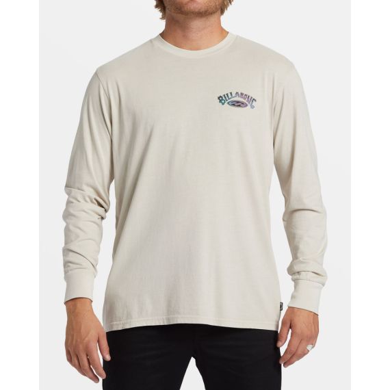 Billabong Ανδρικό Μακρυμάνικο T-Shirt ABYZT02493-STN Arch Wash Stone - Mακρυμάνικες στο Bodyman