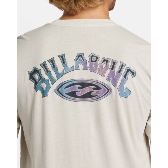 Billabong Ανδρικό Μακρυμάνικο T-Shirt ABYZT02493-STN Arch Wash Stone - Mακρυμάνικες στο Bodyman