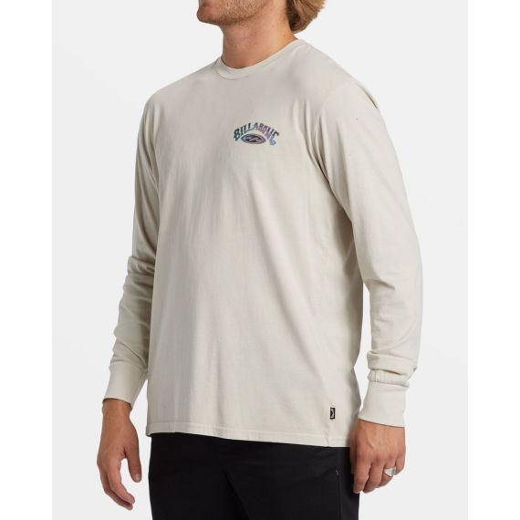 Billabong Ανδρικό Μακρυμάνικο T-Shirt ABYZT02493-STN Arch Wash Stone - Mακρυμάνικες στο Bodyman