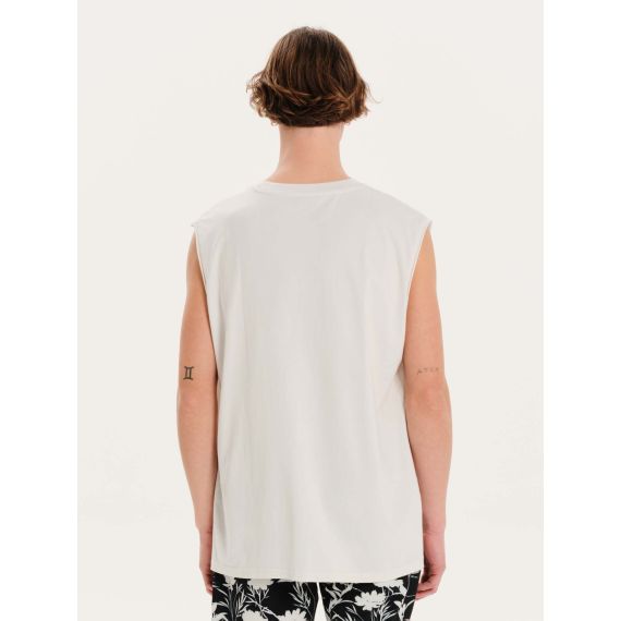 Emerson Ανδρική Αμάνικη Μπλούζα 251.EM37.125 Frosty White - Αμάνικα T-shirt  στο Bodyman