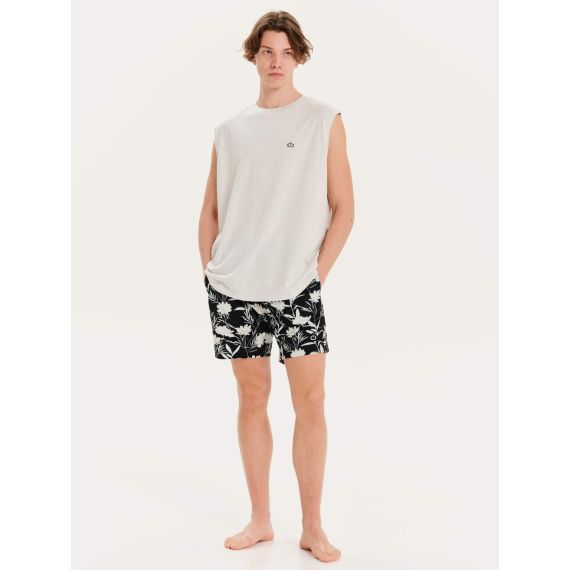 Emerson Ανδρική Αμάνικη Μπλούζα 251.EM37.125 Frosty White - Αμάνικα T-shirt  στο Bodyman