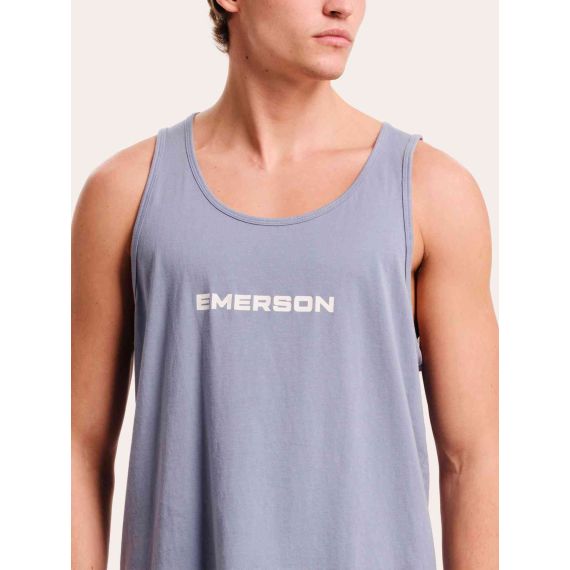 Emerson Ανδρική Αμάνικη Μπλούζα Βαμβακερή 251.EM37.09 Lilac Blue - Αμάνικα T-shirt  στο Bodyman