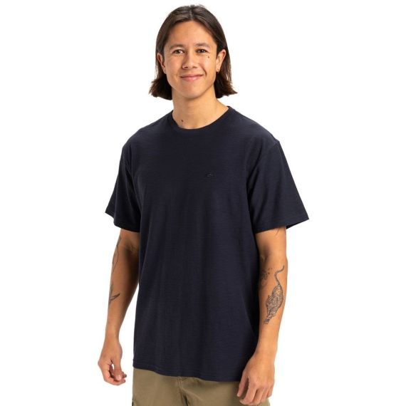 Quiksilver Ανδρικό Κοντομάνικο T-Shirt EQYKT04377-KTP0 Slub Roundneck Navy - T-Shirt  στο Bodyman