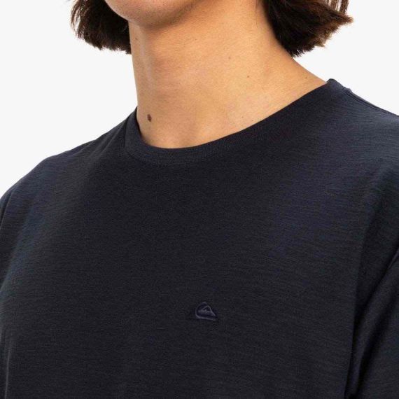 Quiksilver Ανδρικό Κοντομάνικο T-Shirt EQYKT04377-KTP0 Slub Roundneck Navy - T-Shirt  στο Bodyman