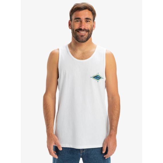 Quiksilver Ανδρικό Tank EQYZT08048-WBB0 EV Beach Blast White - Αμάνικα T-shirt  στο Bodyman