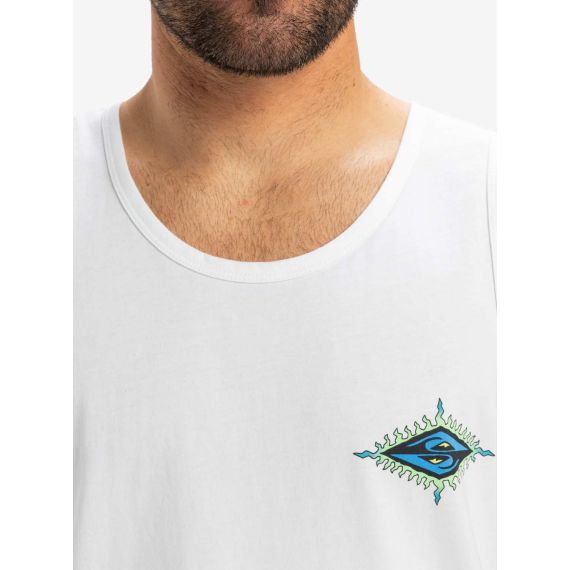 Quiksilver Ανδρικό Tank EQYZT08048-WBB0 EV Beach Blast White - Αμάνικα T-shirt  στο Bodyman