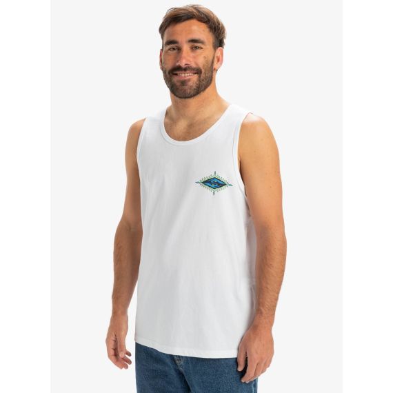 Quiksilver Ανδρικό Tank EQYZT08048-WBB0 EV Beach Blast White - Αμάνικα T-shirt  στο Bodyman
