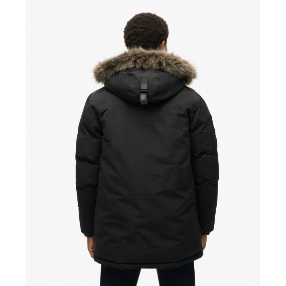 Superdry Ανδρικό Μπουφάν Parka Everest M5011929A-12A Jet Black - Μπουφάν στο Bodyman