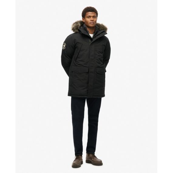 Superdry Ανδρικό Μπουφάν Parka Everest M5011929A-12A Jet Black - Μπουφάν στο Bodyman