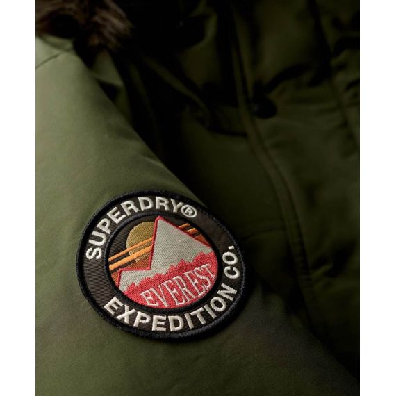 Superdry Ανδρικό Μπουφάν Parka Everest M5011929A-D8B Army Khaki - Μπουφάν στο Bodyman