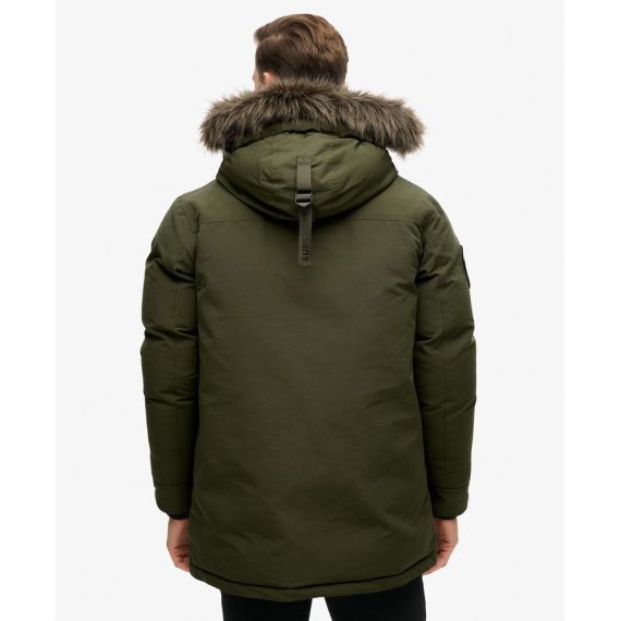 Superdry Ανδρικό Μπουφάν Parka Everest M5011929A-D8B Army Khaki - Μπουφάν στο Bodyman