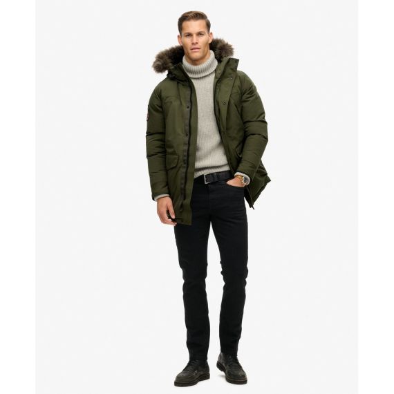 Superdry Ανδρικό Μπουφάν Parka Everest M5011929A-D8B Army Khaki - Μπουφάν στο Bodyman