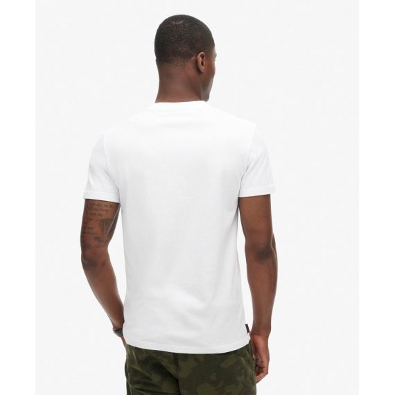 Superdry Ανδρικό Κοντομάνικο T-Shirt M1011245A-C1M Essential Logo EMB Optic - T-Shirt  στο Bodyman