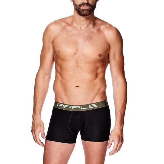Apple Boxer 3Pack 0113965 Black Khaki - Boxer στο Bodyman