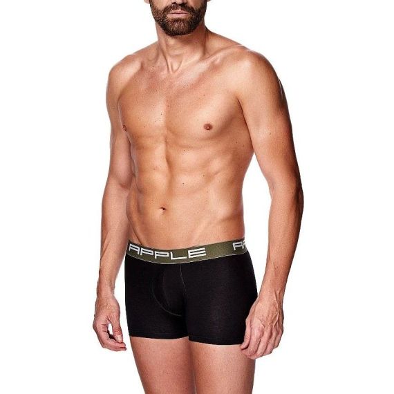 Apple Boxer 3Pack 0113965 Black Khaki - Boxer στο Bodyman