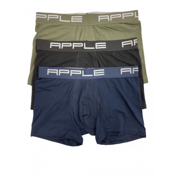 Apple Boxer 3Pack 0113965 Black Navy Khaki - Boxer στο Bodyman