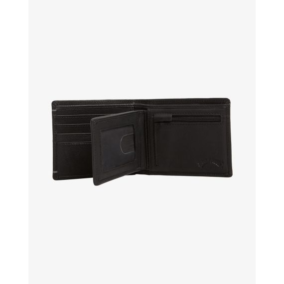 Billabong Wallet Leather UBYAA00178-BLK Rockway 2 in 1 - Πορτοφόλια στο Bodyman